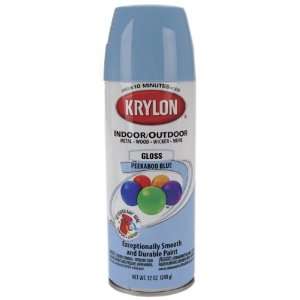   Aerosol Paint 12 Ounces 4/Pkg Gloss Peekaboo Blue