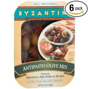 Byzantine Antipasto Olive Mix, 8.8 Ounce Grocery & Gourmet Food