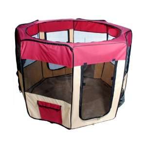   57 Red Kennel Exercise Pen Playpen for Dog Pet or Puppy