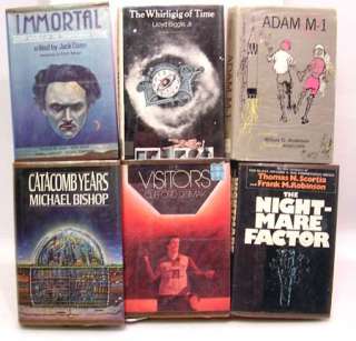Lot of 6 Old SCIENCE FICTION Books 1st Editions w/DJs  