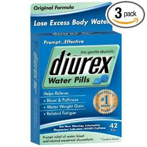  Diurex Water Pills, 42 Count (Pack of 3) Health 
