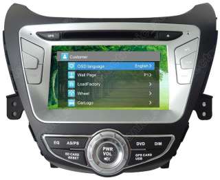 Indash Auto Stereo Radio Car GPS Navigation DVD Player For Hyundai 