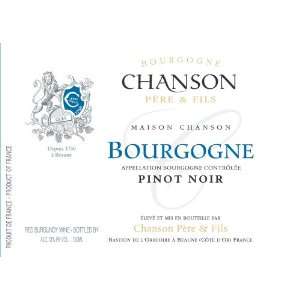  Chanson Bourgogne Pinot Noir 2008 Grocery & Gourmet Food