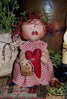 Prim Valentine Annie Stumpy Doll Ornie Pattern #403  