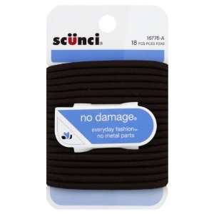  Scunci No Damage Ponytail Holders, Firm and Tight, 18 ct 