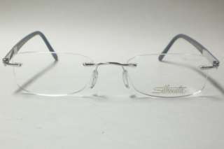 SILHOUETTE 7650 SILVER EYEGLASSES AUTHENTIC  