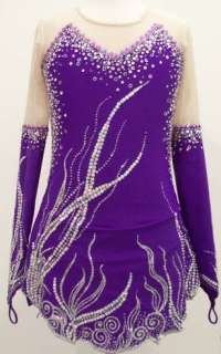 Competition Ice Figure skating dress/Twirling/leotard Dance costume 
