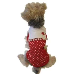  Happy Puppy Designer Dog Apparel   Polkadots Sleeveless Sailor Dog 