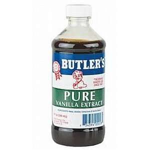 Butlers Best Pure Vanilla Extract   8oz Grocery & Gourmet Food