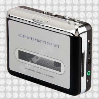 USB Cassette Tape Converter to Music  CD Player PC  
