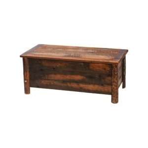   Fireside Reclaimed Barnwood Flip Top Blanket Chest