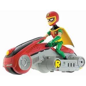   Bike with 5 Figure Robin with transforming R Cycle Toys & Games