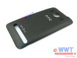 for Sprint HTC EVO 4G * Housing Battery Back Door Cover Case Black 