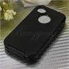   Defender Commuter Hard Case Rubber Silicone Cover For iPhone 4 4S NEW