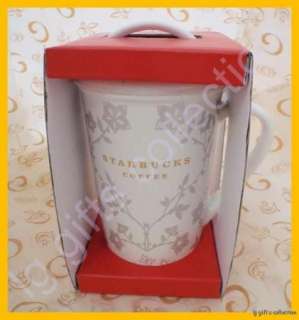 New Starbucks CHINESE NEW YEAR 2010 White Mug Lid 14oz  