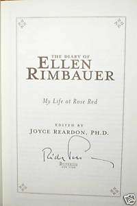   Ellen Rimbauer signed Ridley Pearson Stephen King 9780786868018  