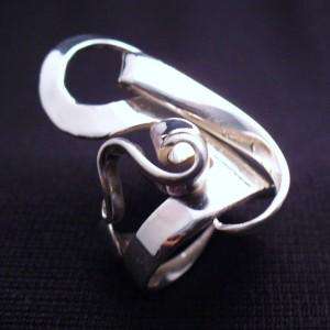 Spoon Jewelry  Solid Sterling Silver Fork Ring Sz 5 15  