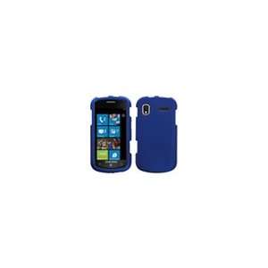 com Samsung Focus I917 Cetus Rubberized Blue Snap on Cell Phone Cover 