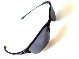 New Oakley Sunglasses Half wire Mate Black w/Black Iridium  