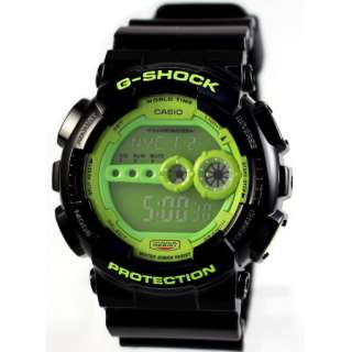 Casio Men G SHOCK Super LED Sport Watch PO NWT GD100SC GD 100SC 1D 