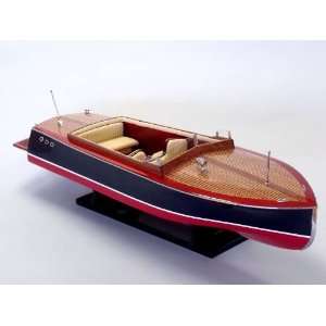 Riva Marina Runabout 32   Wood Replica Speed Boat Model Not a Model 