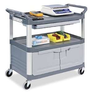  Rubbermaid Service Cart with Cabinet