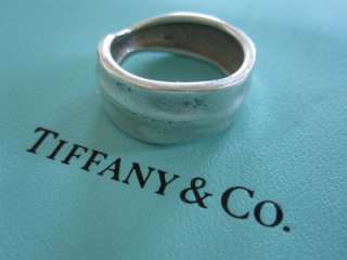 Tiffany & Co. Sterling Silver Leaf Ring Size 8 1/2  