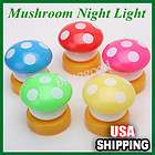 New BB LED Mushroom Bedside Mini Night Light Touch Lamp  