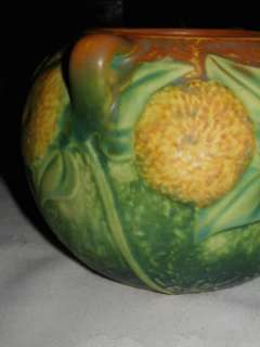   SUNFLOWER ART POTTERY GARDEN FLOWER DECO MISSION URN VASE TOY  