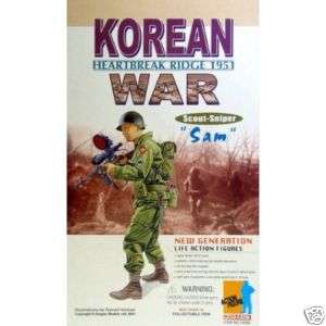 DRAGON Korean War Scout Sniper Sam action figure MIB  