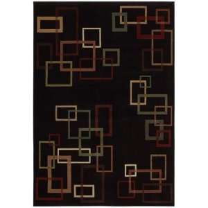 com Shaw Inspired Design Cubist Black 17500 2 2 x 3 3 Area Rug 