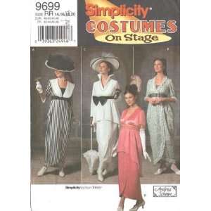 Simplicity 9699   Titanic Era Costume Patterns   Size RR (14, 16, 18 