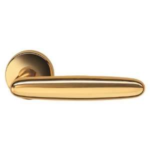   DMY L Valli and Valli VCR Door Levers Polished Brass