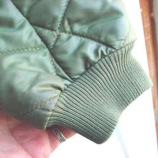  Army OG Cold Weather Quilted Thermal Combat Field Jacket Liner  