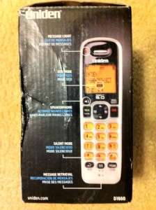 Uniden D1660 DECT6.0 Caller ID EXPANDABLE Cordless Handset  