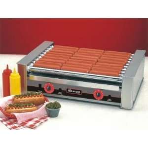   Hot Dog Grill, Slanted, Silverstone Rollers, 27 Dogs, 120V Kitchen