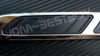 Chrome Euro Style Duct Air Fender Vent Badge HY  
