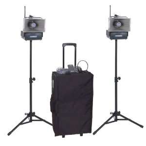    Mile Hailer Kit with Wireless Powered Speakers Musical Instruments