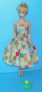 1960s Barbie Clone Fashion   Dress + Accessories  