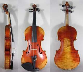 Highly Antique Varnished Violin #7827 Strong Open Response Unique 