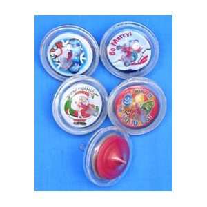  Holiday Spinning Tops(12/PKG) Toys & Games