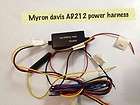 MYRON DAVIS AD212 POWER HARNESS NEW 