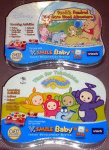 Vtech Vsmile Baby Games Winnie The Pooh & Teletubbies  