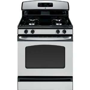 GE 30 In. Stainless Steel Gas Range   JGBS18SETSS  Kitchen 