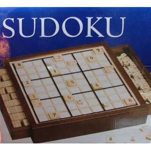  Wood Sudoku Board Tray SE Toys & Games
