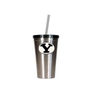   16oz Stainless Steel Insulated Tumbler with Straw