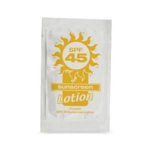  SPF 45 Sunscreen Lotion Foil Packette Case Pack 12 