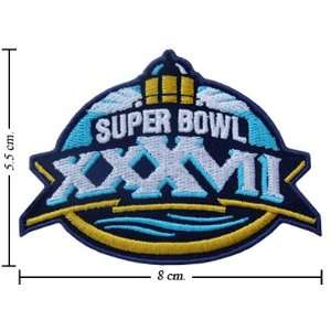  Super Bowl Xxxvii 37 Logo 2002 Embroidered Iron on Patches 