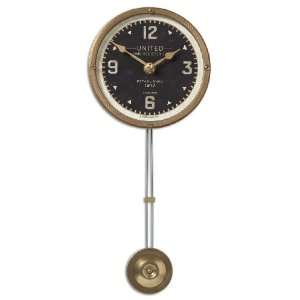 Uttermost 13 United Time Black 5 Clock Weathered Lamited Clock Face 