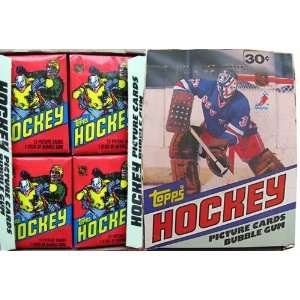  1981 82 NHL Topps Hockey Trading Cards Hobby Box of 36 